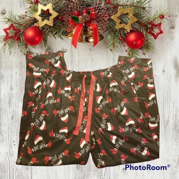 Varsity Sleepwear PJ Pants + L + Holiday - Picture 1 of 5